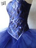 bustier rubans & strass