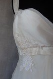 Robe en soie ivoire