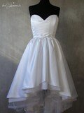 Robe bustier en satin