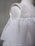 robe coton brodé