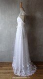 Robe plumetis et dentelle 