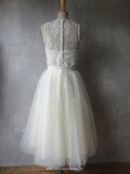 Top en dentelle de calais & jupe tulle